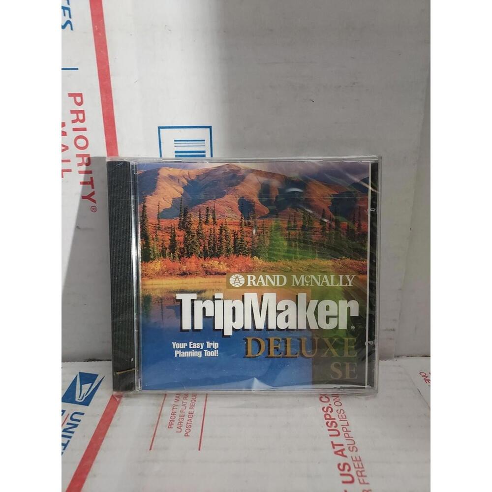 New Rand McNally TripMaker Deluxe SE 2000 Maps ETak Rare Windows Software - #1H